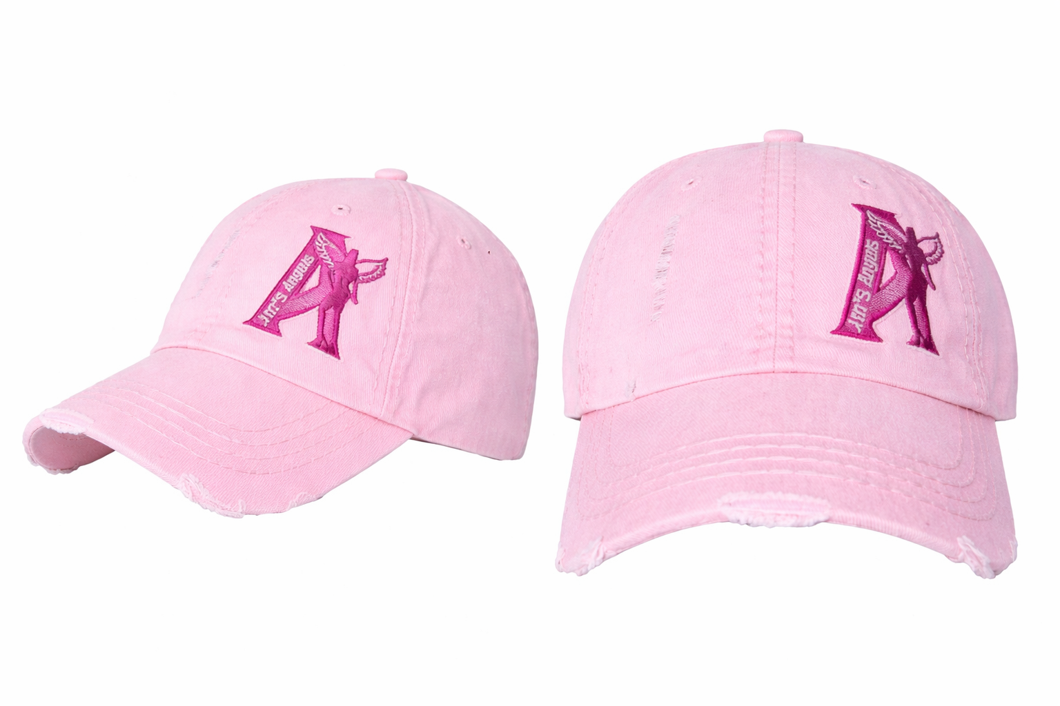 Distressed Am's Angels ball cap