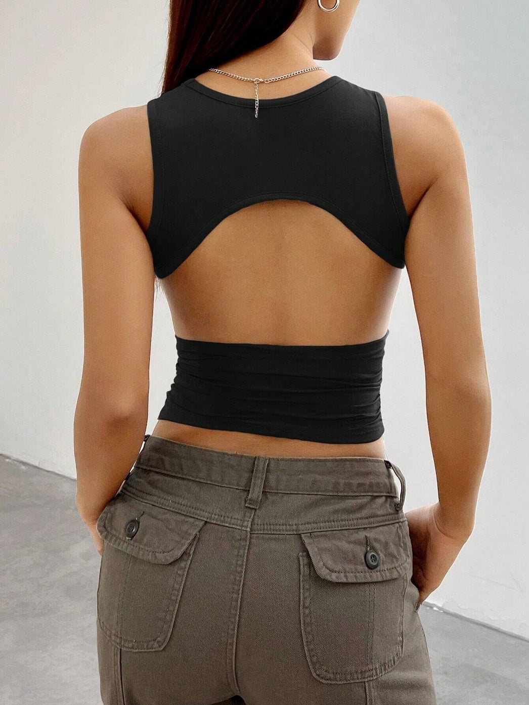 TEAM AM'S ANGELS open back tank